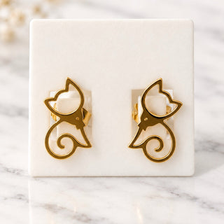 Boucles d'reilles chat