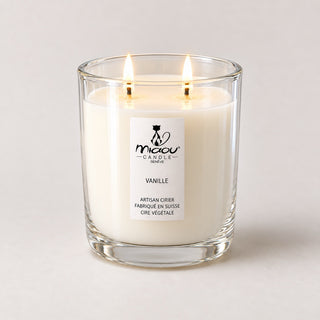 Bougie parfumée artisanale suisse