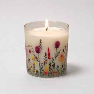 bougie parfumée fleurs sauvages