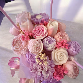 bouquet-fleurs-en-cire-parfumée