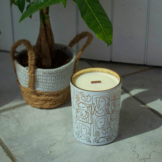 grande bougie parfumée
