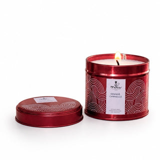 Bougie parfumée Travellight rouge mèche en coton
