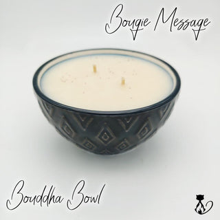 Miaou-Candle Bougie Bougie SURPRISE avec message "Boudda Bowl"