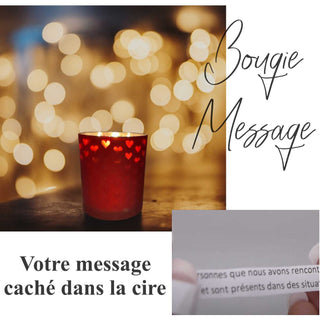 Miaou-Candle Bougie Bougie SURPRISE avec votre message