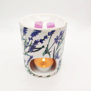 Miaou Candle Lavande / 3 lots de Fondants Coffret Cadeau Brûleur et Fondants